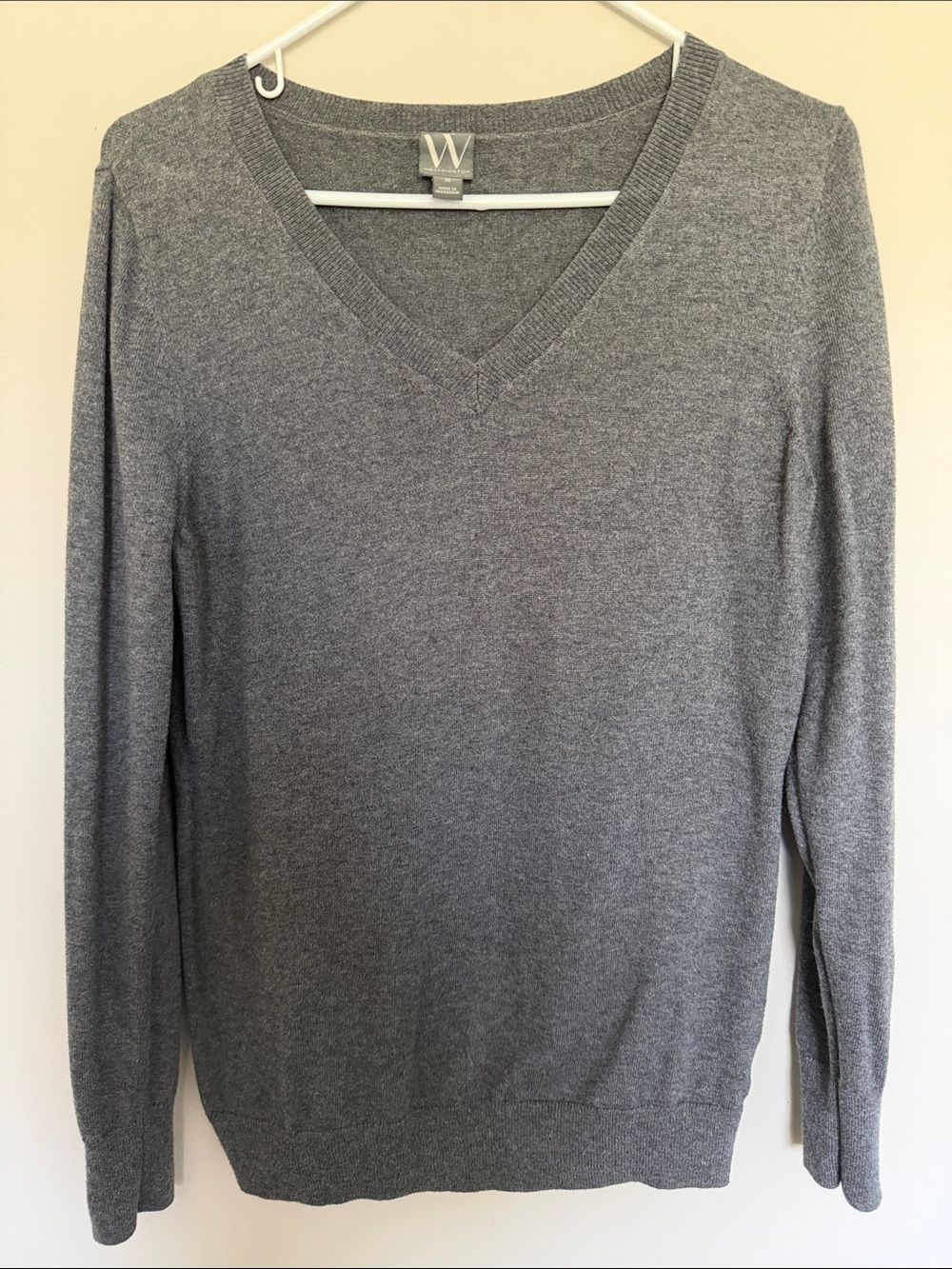 Worthington Gray V-Neck Sweater